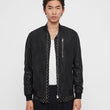 LEATHER BOMBER JACKET