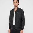LEATHER BOMBER JACKET