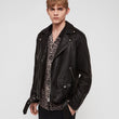 LEATHER BIKER JACKET