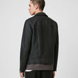 BLOC LEATHER BIKER JACKET