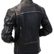 Men's Cafe Leather Jacket