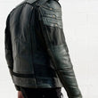 Mens Green Arrow Leather Jacket