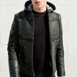 Mens Green Arrow Leather Jacket