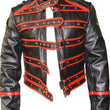 Mens Leather Biker Jacket Motorbike