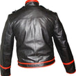 Mens Leather Biker Jacket Motorbike