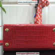 LV City Steamer PM Crocodilien Briliant Cerise