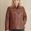 Plus Size Leather Jacket