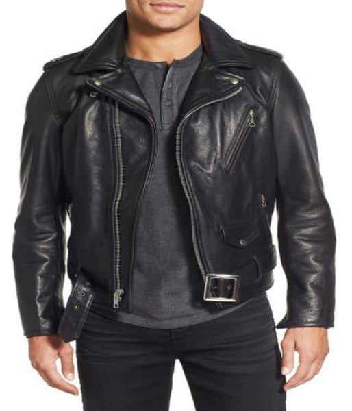 Real Sheep Leather biker jacket