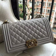 Chanel Wallet On Chain – WOC Quilted Lambskin Beige Gold-Toned