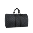 LV Keepall Bandouliere 55 Monogram Eclipse