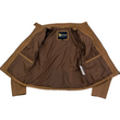 Ladies Cognac Leather Jacket