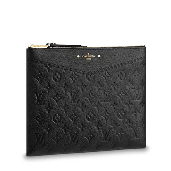 LV Daily Pouch Monogram Empreinte Black
