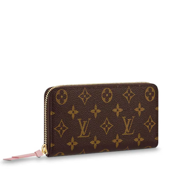 LV Clemence Wallet Monogram Rose Ballerine