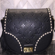 LV Junot Monogram Empreinte Leather Noir