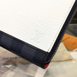 LV Zippy Organizer Epi Leather White