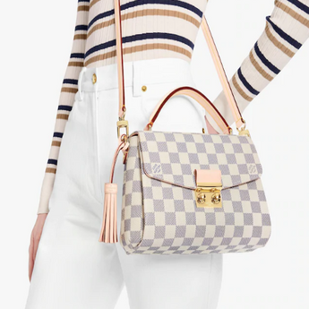 LV Croisette Damier Azur Canvas