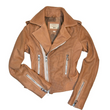 Victory Girl Motorcycle Leather Jacket