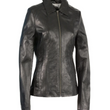 Collar Leather Jacket