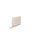LV Clemence Wallet Damier Azur Canvas Rose Ballerine
