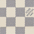 LV Zippy Wallet Damier Azur