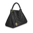 lv artsy mm monogram empreinte leather black