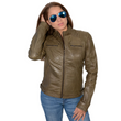 Leather Jacket with Rivet