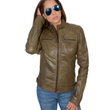 Leather Jacket with Rivet