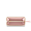 LV Clemence Wallet Damier Azur Canvas Rose Ballerine