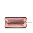 LV Clemence Wallet Monogram Rose Ballerine