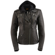 Leather Jacket with Full Sleeve