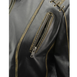 Leather Jacket Lace Distress