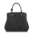 LV Montaigne MM Monogram Empreinte Leather Noir