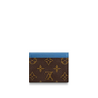 LV Zoé Wallet Monogram Bleu Jean colored leather
