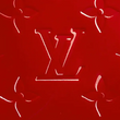 LV Cosmetic Pouch Monogram Vernis Leather Cherry