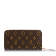 LV Clemence Wallet Monogram Rose Ballerine