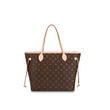 LV Neverfull MM Monogram Beige