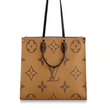 LV Onthego Monogram Canvas &amp; Monogram Reverse Canvas GM