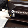 LV Zippy Organizer Epi Leather Blue and Gray