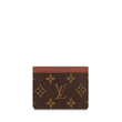 LV Zipped Card Holder Monogram Brown