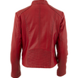 Leather Jacket with Collar