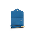 LV Zoé Wallet Monogram Bleu Jean colored leather