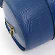 LV Soufflot Bag Black Epi Leather Blue