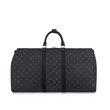 LV Keepall 55 Bandouliere Duffel Bag Monogram Eclipse Canvas