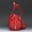 LV Soufflot Bag Black Epi Leather Red<