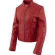 Leather Jacket with Collar