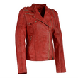 Leather Jacket Zipper Ladies