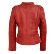 Leather Jacket Zipper Ladies