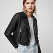 Leather Biker Jacket Woman