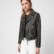 Drury Leather Biker Jacket