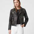 Drury Leather Biker Jacket